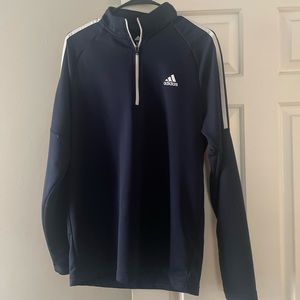 Men’s Medium 3/4 Zip Adidas Golf Pullover - Navy